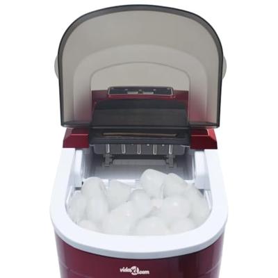 VidaXL Ijsblokjesmachine 2,4 l 15 kg/24 u rood
