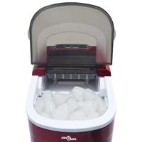 VidaXL Ijsblokjesmachine 2,4 l 15 kg/24 u rood - thumbnail