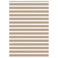 VidaXL Zebra blind 160x230 cm stofbreedte 155,9 cm polyester zandbruin - thumbnail