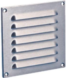 Nedco schoepenrooster rvs 200 x 200 mm