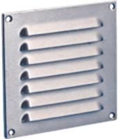 Nedco schoepenrooster rvs 200 x 200 mm - thumbnail