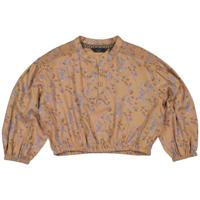 LEVV Little Meisjes blouse - Gest - AOP bloemen blauw - thumbnail