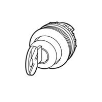 Eaton 216900 M22-WRS3 Sleutelknop Kunststof frontring Sleutel Zwart 1 stuk(s) - thumbnail