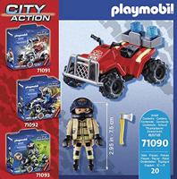 Playmobil 71090 City Action Brandweer Speed Quad - thumbnail