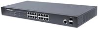 Intellinet 561341 561341 19 netwerk switch 16 + 2 poorten 1 GBit/s - thumbnail