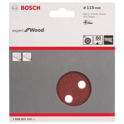 Bosch Accessories Best for Wood 2608605105 Excenterschuurpapier Met klittenband, Geperforeerd Korrelgrootte (num) 80 (Ø) 115 mm 5 stuk(s) Bosch Accessories Best for Wood 2608605105 Excenterschuurpapier Met klittenband, Geperforeerd Korrelgrootte (num) 80 (Ø) 115 mm 5 stuk(s)