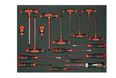 Bahco Foaminlay Fit&Go 3/3 met schroevendraaiers - 18-delig - FF1A139 Bahco Foaminlay Fit&Go 3/3 met schroevendraaiers - 18-delig - FF1A139