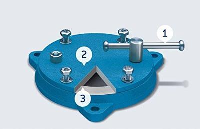 Heuer Draaitafel | voor bekbreedte 120 mm | gesmeed staal | 1 stuk - 103120 - 103120