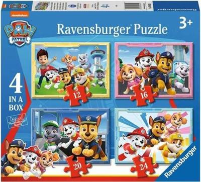 Ravensburger - paw patrol puzzels 4in1