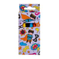 Duckiez Kleurpotloden superhero, 6st. - thumbnail