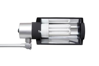 Maul MAULoffice 8215095 Bureaulamp Spaarlamp E27 20 W Zilver, Zwart