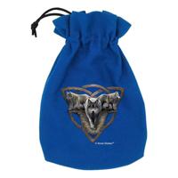 Anne Stokes Dice Pouch Wolf Trio - thumbnail