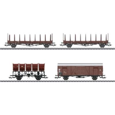 Märklin 46664 H0 4-delige goederenwagen-set van de DB Märklin 46664 H0 4-delige goederenwagen-set van de DB