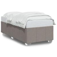 Bedframe zonder matras 80x200 cm stof taupe - thumbnail