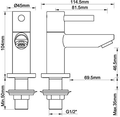 Saqu Shine fonteinkraan geborsteld koper Saqu Shine fonteinkraan geborsteld koper