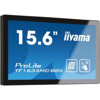Iiyama ProLite TF1634MC-B8X LED-monitor Energielabel F (A - G) 39.6 cm (15.6 inch) 1920 x 1080 Pixel 16:9 25 ms DisplayPort, VGA, HDMI, USB IPS LED - thumbnail