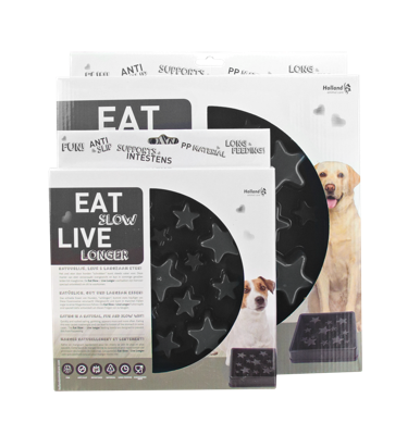 Eat Slow Live Longer Star Grey S