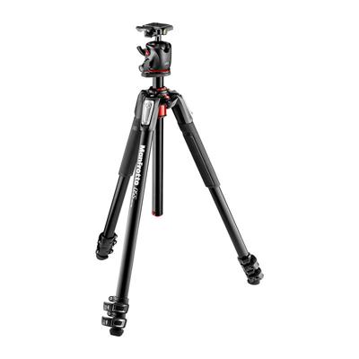 Manfrotto-MK055XPRO3 BHQ2 digitali/videocamere, tripode, colore: nero, Treppiede in alluminio, colore: nero