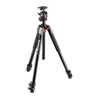 Manfrotto-MK055XPRO3 BHQ2 digitali/videocamere, tripode, colore: nero, Treppiede in alluminio, colore: nero - thumbnail