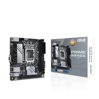 Asus PRIME H610I-PLUS D4-CSM Moederbord Socket Intel LGA 1700 Vormfactor Mini-ITX Moederbord chipset Intel® H610 - thumbnail