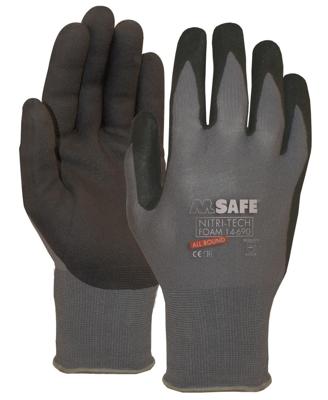 M-Safe Oxxa nitri-tech 14-690 werkhandschoenen zwart (maat 10- xl)