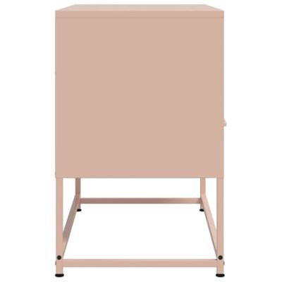 Tv-meubel 68x39x60,5 cm staal roze Tv-meubel 68x39x60,5 cm staal roze