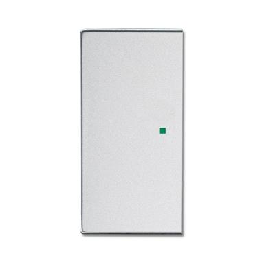 Busch-Jaeger 2CKA006220A0048 Afdekking 2-voudig free@home Witaluminium (RAL 9006), Aluminium 1 stuk(s)