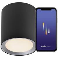 Plafondspot zwart smart LED dimbaar &apos;Landon Smart&apos; - thumbnail