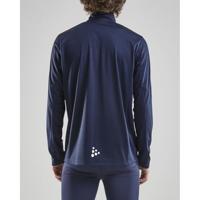 Craft 1905611 Progress Halfzip Tee LS M - Navy/Yellow - S - thumbnail