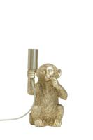Light & Living Tafellamp 'Monkey' 23cm, kleur Mat Goud - thumbnail