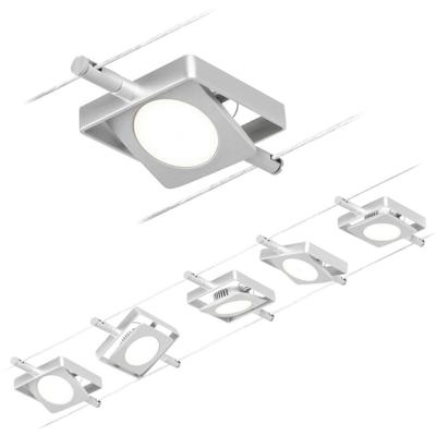 Paulmann 94420 Kabelsysteem compleet LED vast ingebouwd LED Chroom (mat), Chroom Paulmann 94420 Kabelsysteem compleet LED vast ingebouwd LED Chroom (mat), Chroom