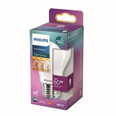 Philips LED E27 lamp 7.5 Watt Philips SceneSwitch DIM