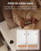 Duux Snooze Fleece Heated Underblanket 200 x 140 Elektrische deken - thumbnail