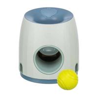 TRIXIE DOG ACTIVITY STRATEGIESPEL BALL&TREAT WIT / BLAUW 17X17X18 CM - thumbnail