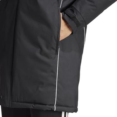 adidas Tiro 24 Parka Jas Zwart Wit adidas Tiro 24 Parka Jas Zwart Wit