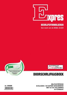 Sigel Expres kasboek met btw kolom, ft A4, Nederlandstalig, dupli (50 x 2 vel) Sigel Expres kasboek met btw kolom, ft A4, Nederlandstalig, dupli (50 x 2 vel)