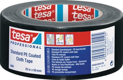 Tesa Weefseltape | zwart | lengte 25 m | breedte 50 mm wiel | 5 stuks - 04688-00042-00 04688-00042-00 Tesa Weefseltape | zwart | lengte 25 m | breedte 50 mm wiel | 5 stuks - 04688-00042-00 04688-00042-00