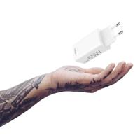 Hama Snellader GaN 1x USB-C PD 1x USB-A QC Mini-oplader 65 W Wit - thumbnail