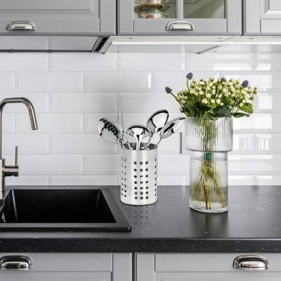 Keukenset rvs 6 delig