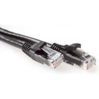 ACT IB2920 U/UTP CAT6A Patchkabel | Snagless | RJ45 Connectoren | Zwart | 20 meter - thumbnail