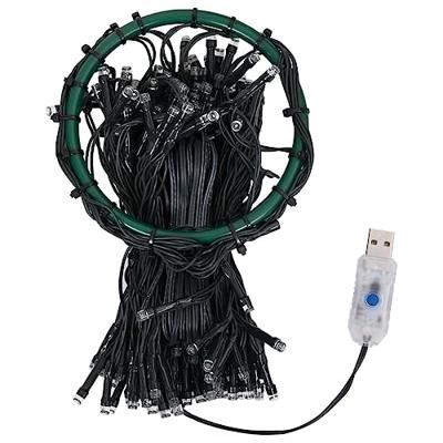 VidaXL Kerstboomverlichting met 250 led&apos;s blauw net 250 cm