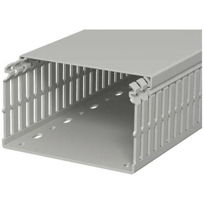 OBO Bettermann 6178430 Kabelgoot Bovenstuk (l x b x h) 2000 x 125 x 75 mm 4 stuk(s) Grijs