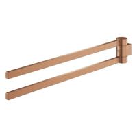 Handdoekhouder GROHE Selection Dubbel Draaibaar Warm Sunset Geborsteld - thumbnail