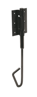 GB staartgrendel 600mm met plaat epoxy zwart etiket | 1 stuk - 17274306 - thumbnail