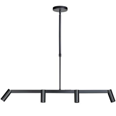 ETH Strakke eettafellampMiller 4-lichts zwart - 05-HL4360-30