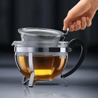 BODUM CHAMBORD Theepot met zeef 1L grijs - thumbnail