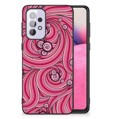 Samsung Galaxy A33 5G Leuk Telefoonhoesje Swirl Pink