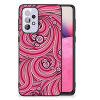 Samsung Galaxy A33 5G Leuk Telefoonhoesje Swirl Pink - thumbnail