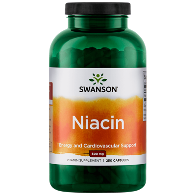 Niacine 500mg | Swanson | 250ct Niacine 500mg | Swanson | 250ct