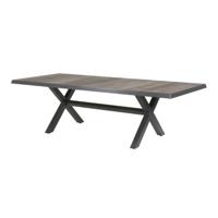 Tuintafel Castilla Negro Kruispoot 243x103 cm Tafel Buiten Tuin Lesli Living - thumbnail